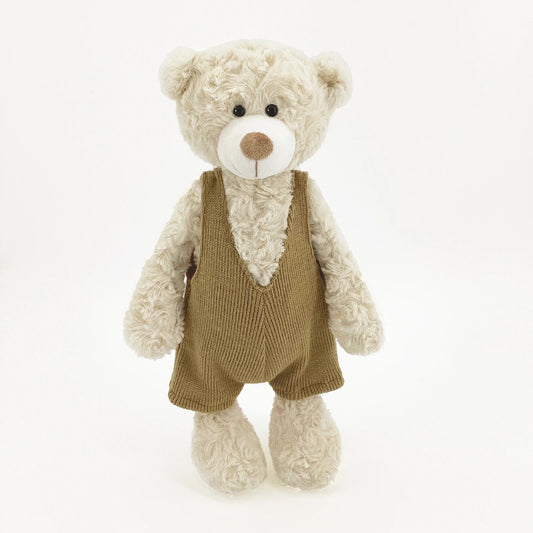 34CM Lovely Bear Plush Toys Stuffed Soft Animal With Clothes Dolls For Kids Children Gift